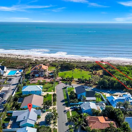 Ocean House With Hot Tub And Heated Pool ! Beach 1 Minute Walk !